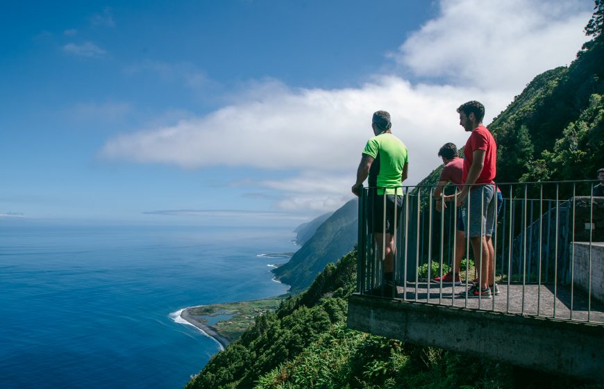 Vista para a Fajã da Caldeira de Santo Cristo, São Jorge, Açores