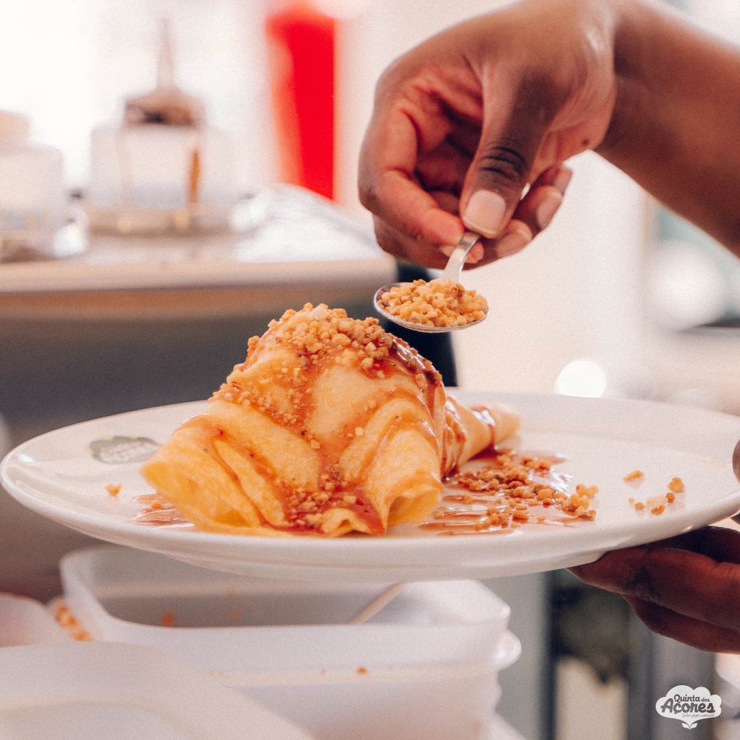Sobremesa do restaurante Quinta dos Açores em São Miguel